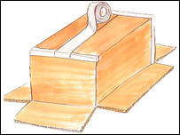 段ボールの組み立て